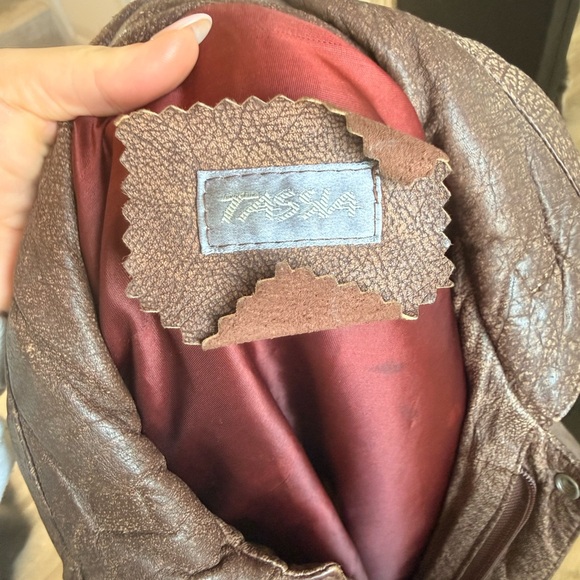 Vintage Brown Bomber Jacket - Picture 5 of 10